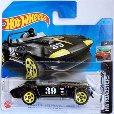 Hot Wheels Corvette Grand Sport Roadster Black Scale