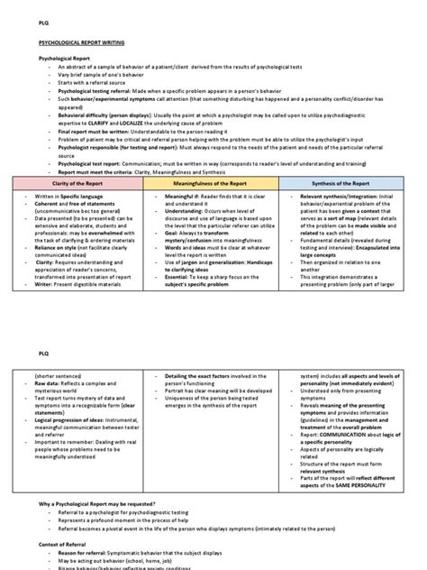 Psychological Assessment Reviewer Pdf Psychological Evaluation