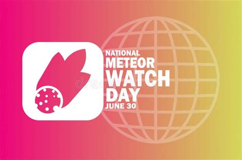 National Meteor Watch Day Stock Vector Illustration Of Star 281149397