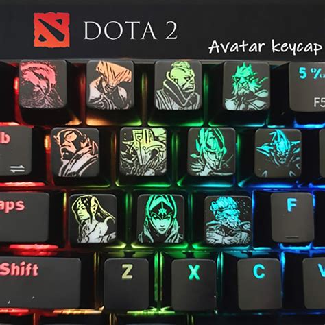 DOTA 2 Backlit Custom Keycaps Character Heroes Skill Ability - Etsy