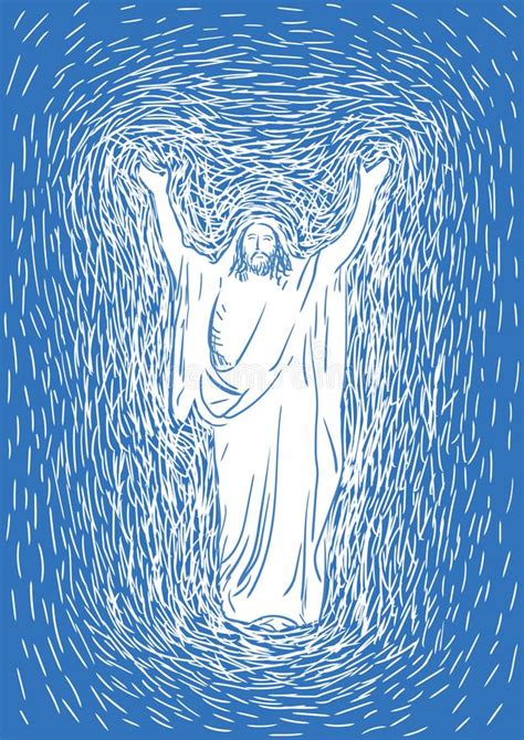 R Surrection De J Sus Christ Illustration De Vecteur Illustration Du