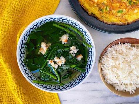 Vietnamese Spinach Soup Aka Canh Mong Toi Tom” Recipe — Whiskey And Booch