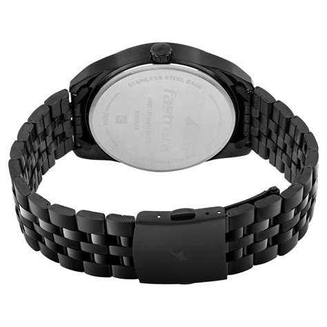 Buy Online Fastrack Crush Quartz Analog Black Dial Stainless Steel