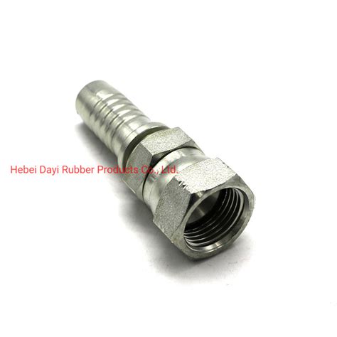 Double Hexagon Jic Thread Female 74 Degree Cone Seal Hydraulic Hose