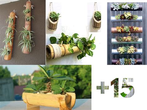 15 ideas de maceteros de bambú JARDINES CASA