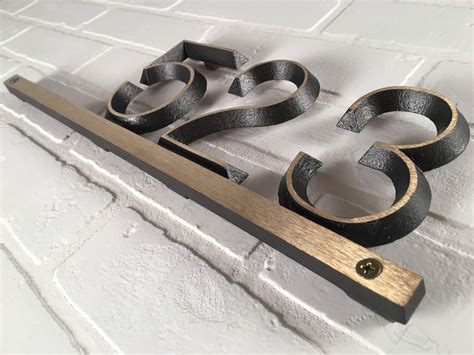 Modern Design - Custom Address Plaques - KCastings, Inc.