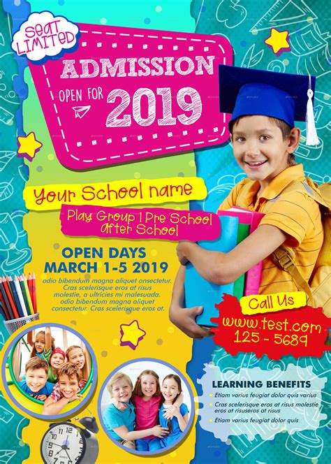 Junior School Admission Flyer Ad School Sponsored Junior Flyer