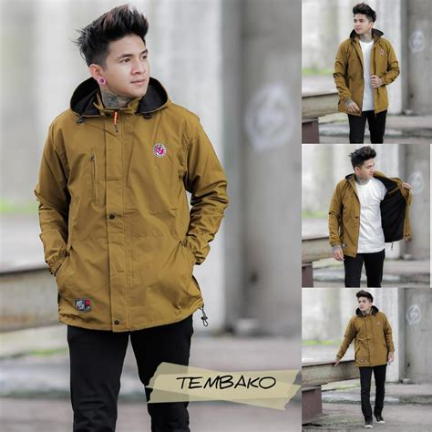 Jual Jaket Parka Simple Tembako Gold Jaket Parka Outdoor Jaket