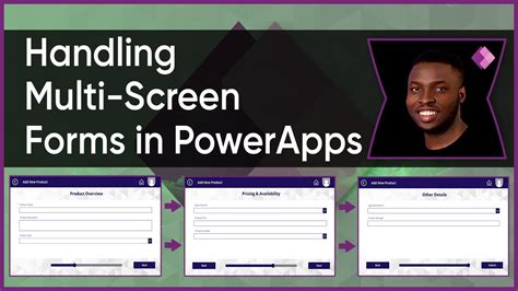 Create Multi Screen Forms In Powerapps Youtube