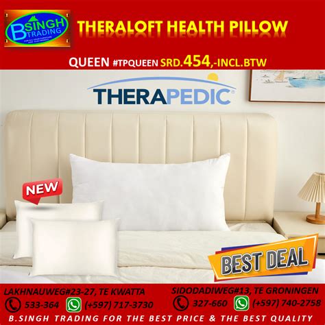 Theraloft Health Pillow Queentherapedic B Singh Trading
