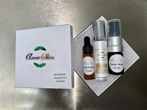 All Natural Chemical Free Skin Peel Kit Anewskin Aesthetic Clinic And