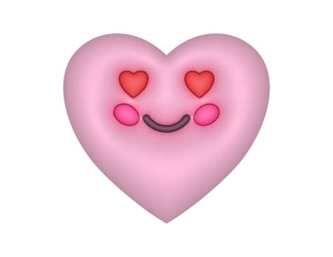 3d Emoji Heart Pngs For Free Download