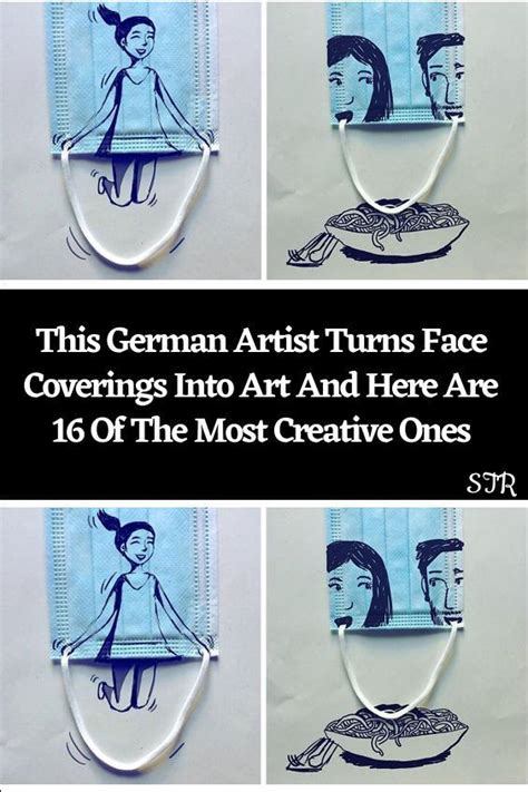 This german artist turns face coverings into art and here are 16 of the ...