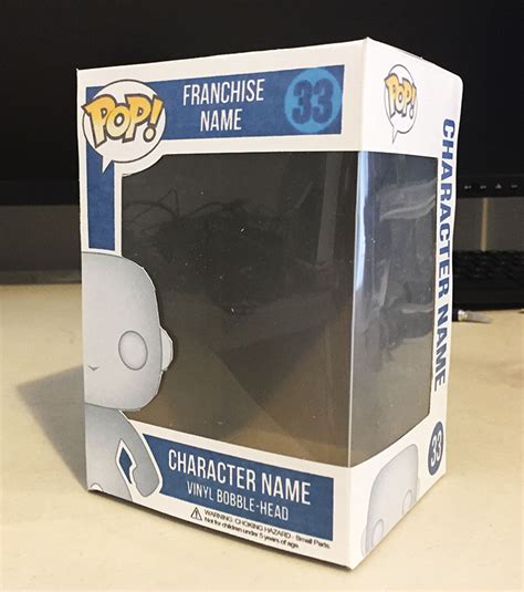 Funko Pop Box Template