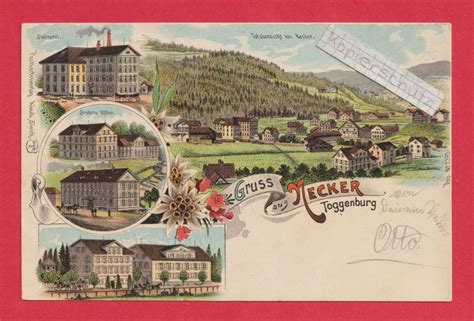 Gruss Aus Necker SG Neckertal 4 Bild Farb LItho Comprare Su Ricardo