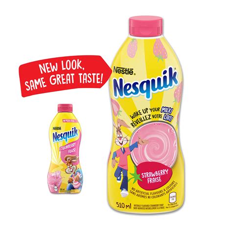 Nesquik Strawberry Milk Bottle