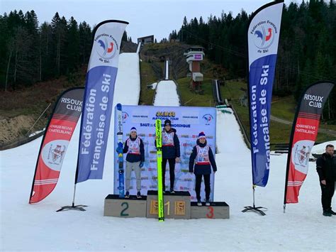 Saut à ski Chaux Neuve Joséphine Pagnier et Enzo Milesi sacrés