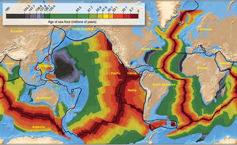 Age Of Seafloor Rocks