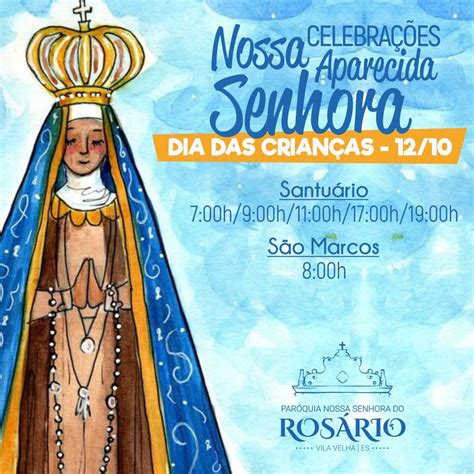 Programa O Da Festa De Nossa Senhora Aparecida Padroeira Do Brasil