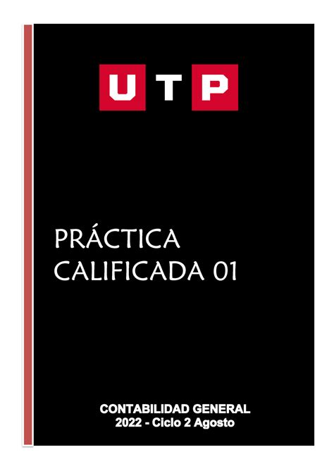 Pc Contabilidad General Prctica Calificada Lomoar Cpsd