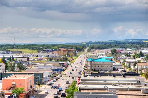 View Of Fort St John From Up Top