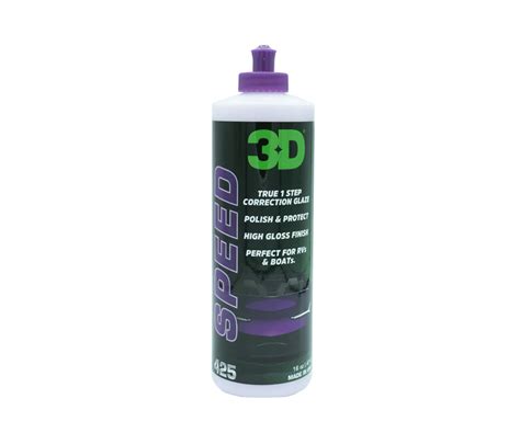 Полировальная паста 3D HD Speed ALL-IN-ONE 500 ml одношаговая, с воском ...