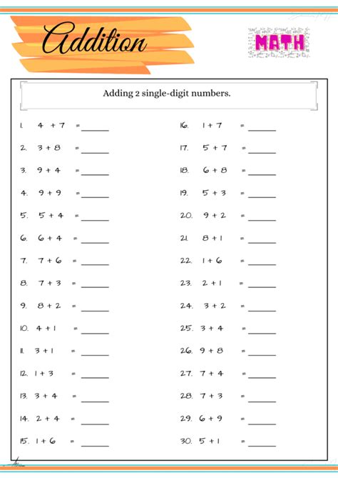 grade 2 math practice sheets printable | Common Core Worksheets
