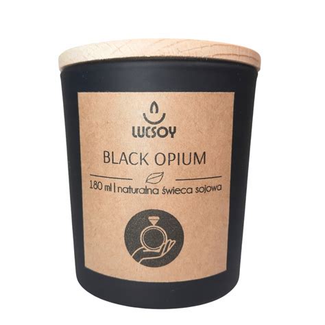 Sojowa Wieca Zapachowa Ozdobna Black Opium Ml Cena Opinie