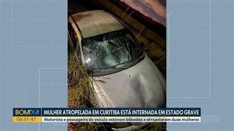 Mulher fica em estado grave após ser atropelada por motorista