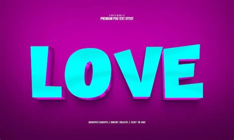 Premium Psd Love Editable Premium Psd Text Effect