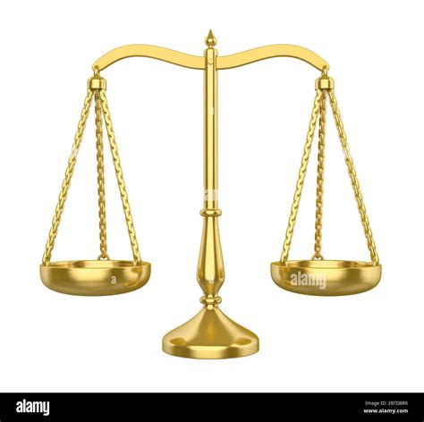 Balance Scale Isolated Stock Photo Alamy