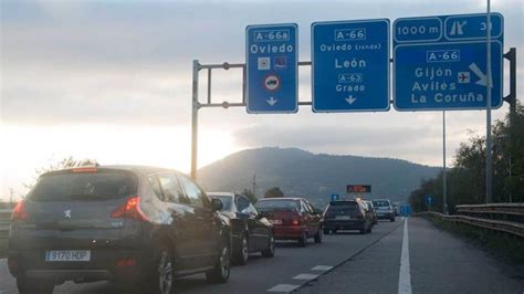 Un accidente múltiple provoca largas retenciones La Nueva España