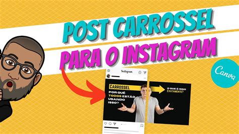 Como fazer post carrossel no Canva Grátis 2022 Tutorial YouTube