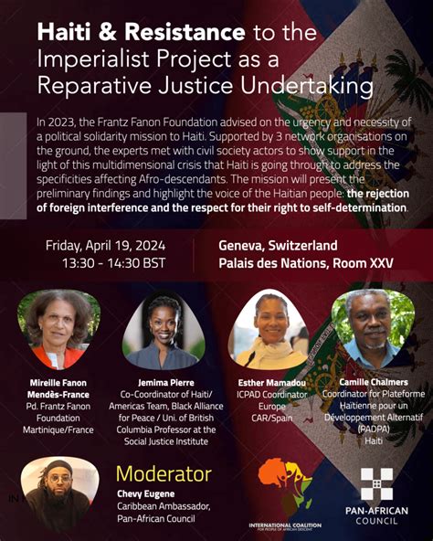 Haiti Resistance Un Permanent Forum On People Of African Descent