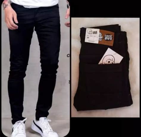 Celana Denim Pria Celana Panjang Slimfit Jeans Stretch Soft Celana