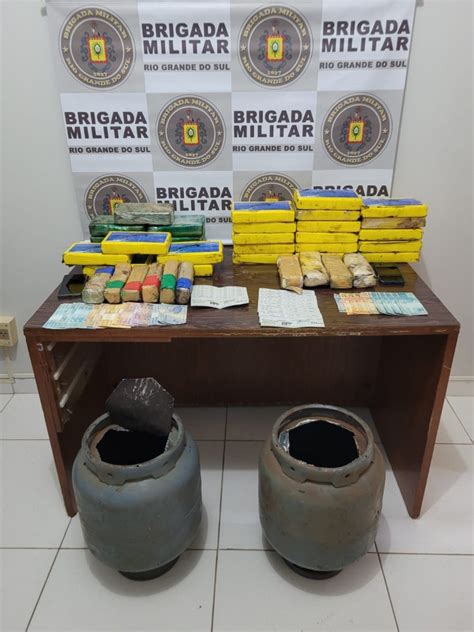 BM apreende 34kg de drogas em Boa Vista das Missões Brigada Militar