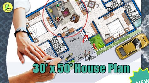 X House Plan With Car Parking West Facing Bhk House Design