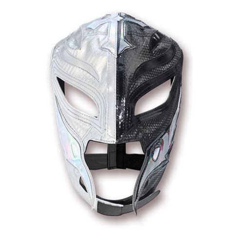 Rey Mysterio Silver And Black Replica Mask Pro Wrestling Fandom