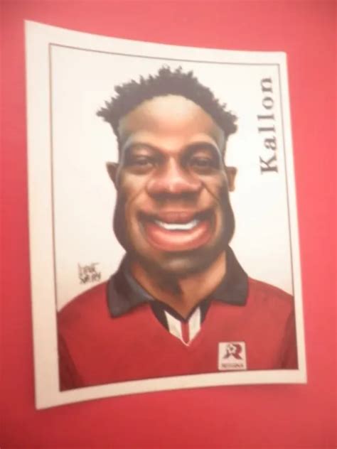 Figurina Calciatori Panini Kallon Caricatura Reggina N New F