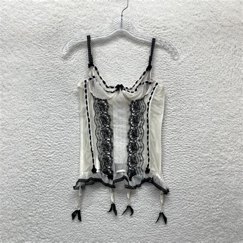 Agent Provocateur Corset Bustier Lingerie B White M Gem