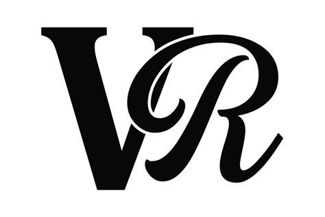 VR , Monogram Logo Design, Graphic by PIKU DESIGN STORE · Creative Fabrica