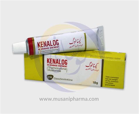 Kenalog Ointment (Triamcinolone Acetonide) – gsk – Musani Pharma – Nutraceuticals Manufacturer ...