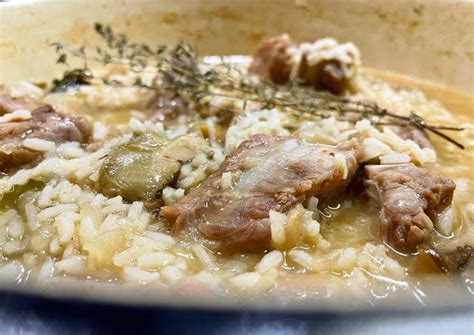 Arroz De Miscaros Costelinhas De Porco Arroz Miscaros Cogumelos