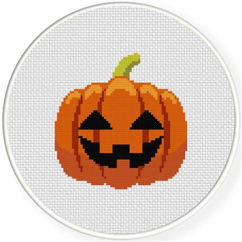 Pumpkin Cross Stitch Pattern – Daily Cross Stitch