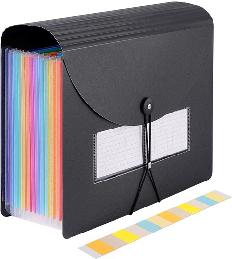 ktinnead expanding file folder  pocketsaccordion file organizer