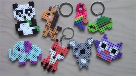 Easy Perler Bead Animal Keychains And Magnets 1 Melt Beads Patterns