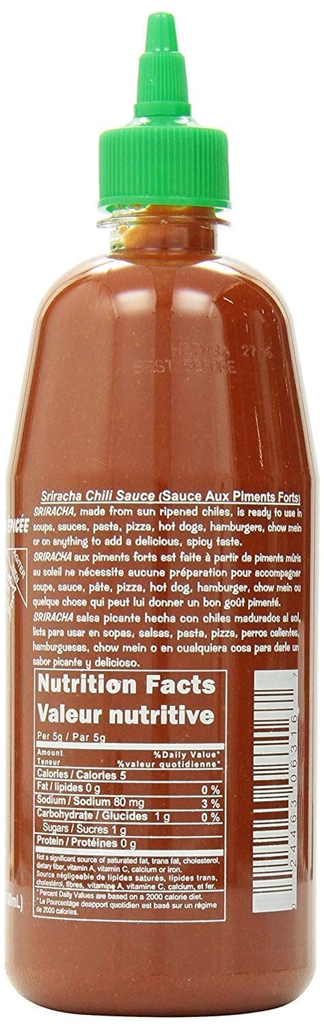 Salsa Picante De Chile Sriracha De Huy Fong Foods Inc Yaxa Colombia