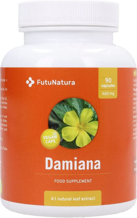 Damiana 450 Mg 90 Kapselia FutuNatura VitalAbo Verkkokauppa