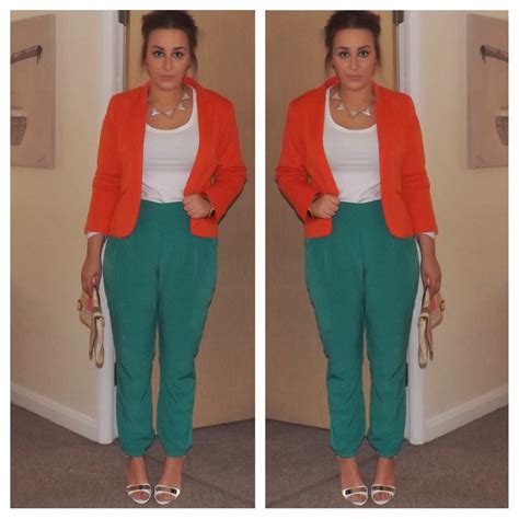 Not Your Average Ootd Orange Green And White