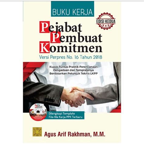 Jual Buku Pejabat Pembuat Komitmen By Agus Arif Rahman Original